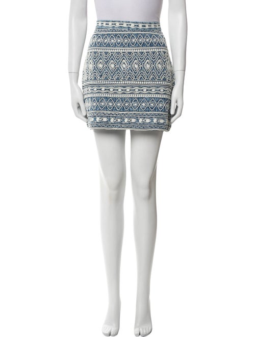 Alice + Olivia Printed Mini Skirt