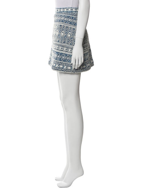 Alice + Olivia Printed Mini Skirt