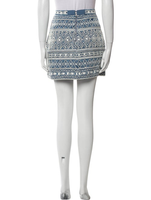 Alice + Olivia Printed Mini Skirt