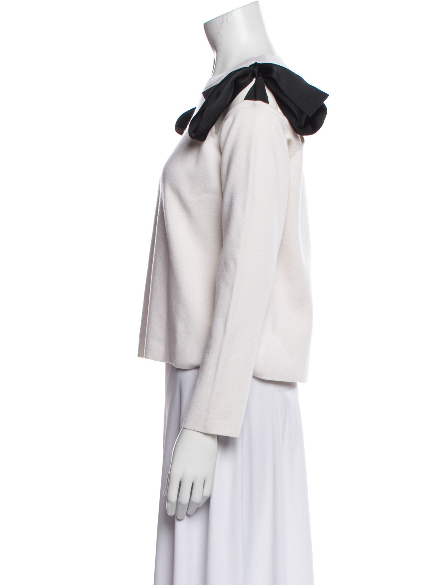 Alice + Olivia Wool Bateau Neckline Sweater