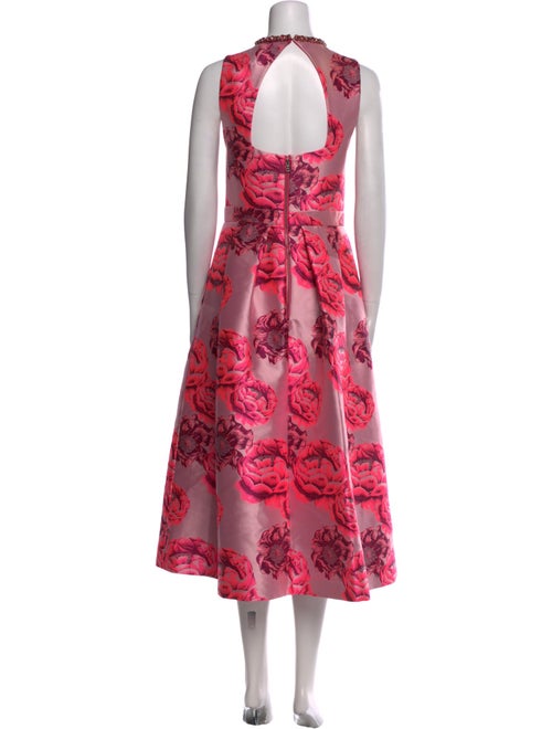 Alice + Olivia Floral Print Long Dress