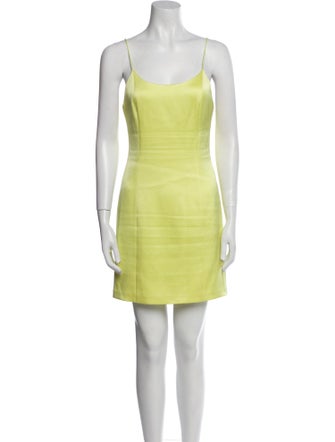 Alice + Olivia Scoop Neck Mini Dress