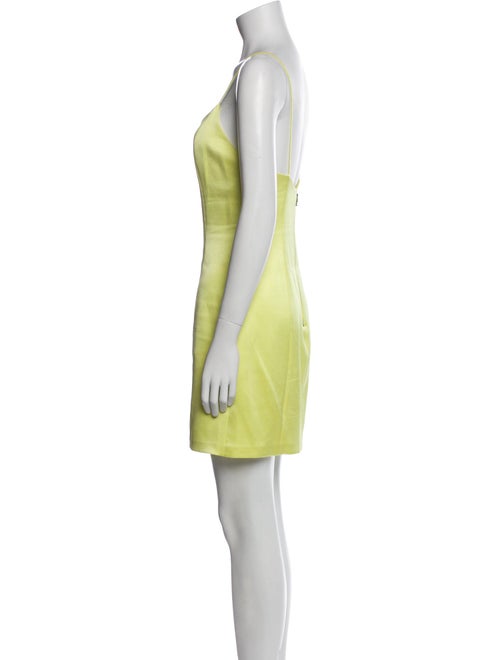 Alice + Olivia Scoop Neck Mini Dress