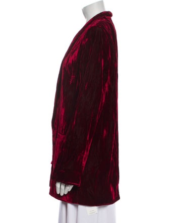 Alice + Olivia Velvet Printed Jacket