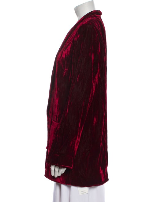 Alice + Olivia Velvet Printed Jacket