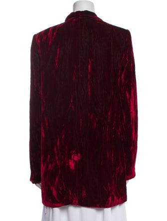 Alice + Olivia Velvet Printed Jacket