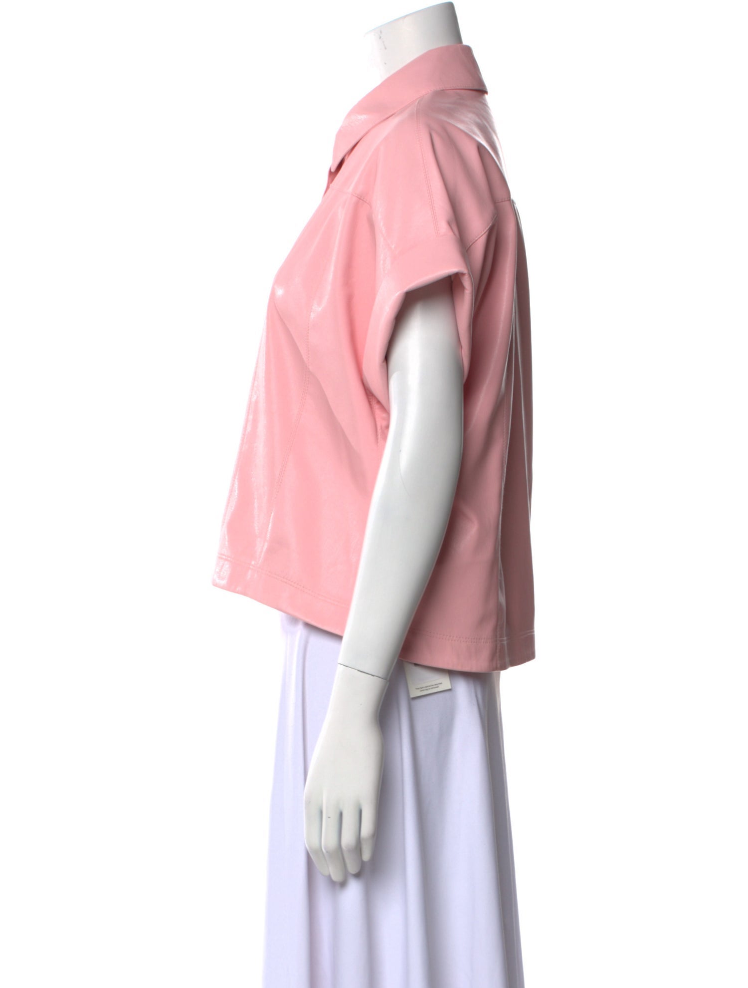 Alice + Olivia Short Sleeve Button-Up Top