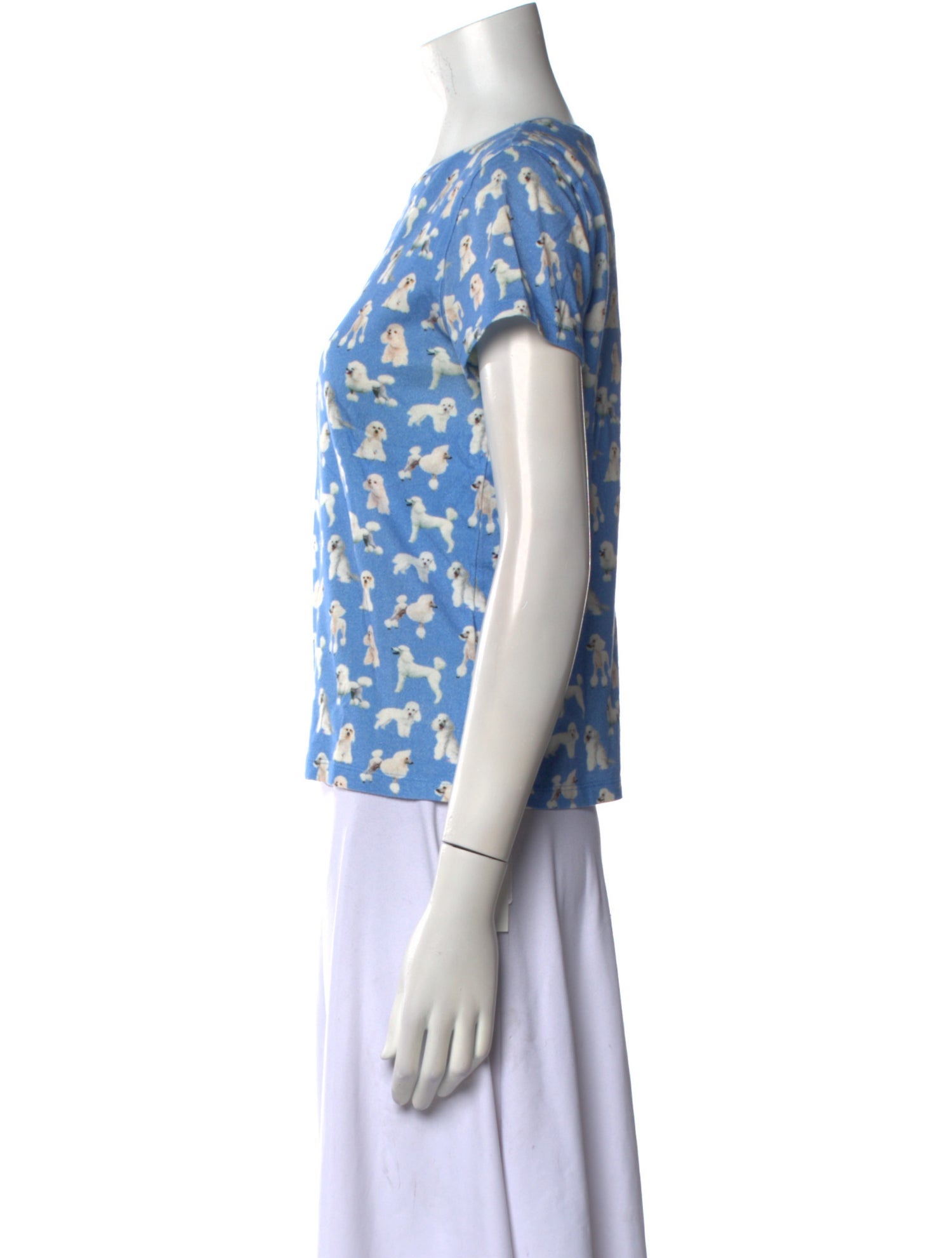 Alice + Olivia Printed Crew Neck T-Shirt