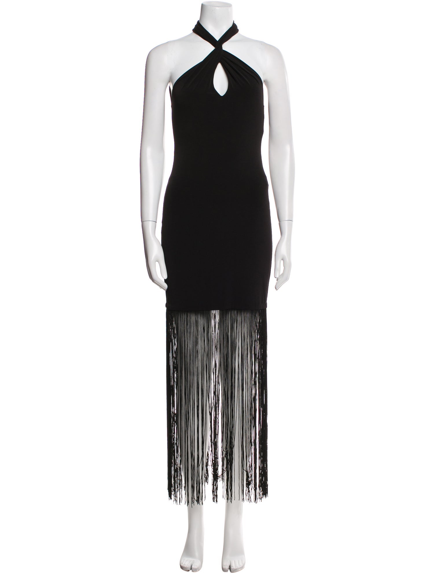 Alice + Olivia Halterneck Long Dress