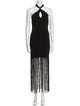 Alice + Olivia Halterneck Long Dress