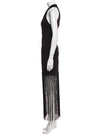 Alice + Olivia Halterneck Long Dress