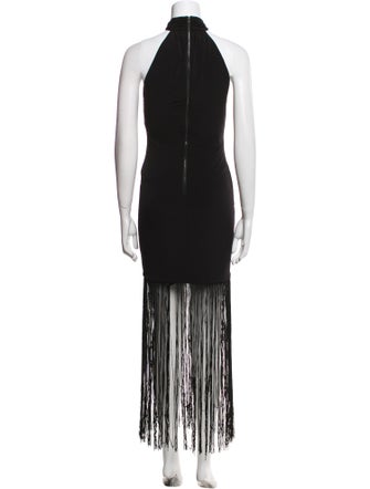 Alice + Olivia Halterneck Long Dress