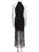 Alice + Olivia Halterneck Long Dress