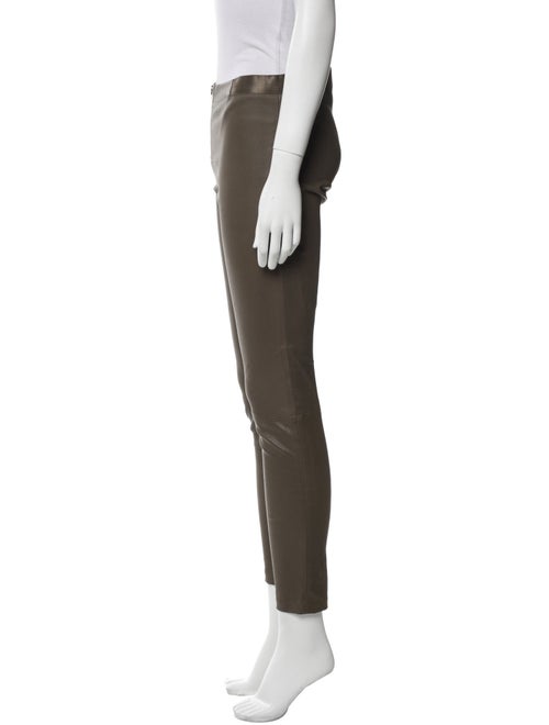 Alice + Olivia Lamb Leather Skinny Leg Pants