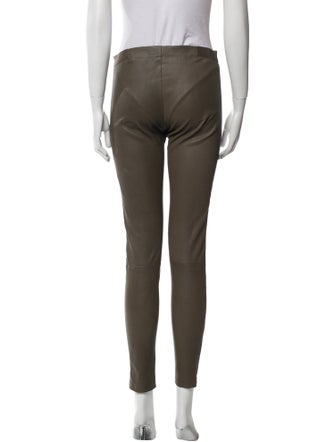 Alice + Olivia Lamb Leather Skinny Leg Pants