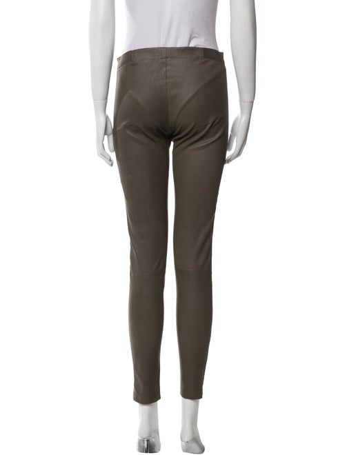 Alice + Olivia Lamb Leather Skinny Leg Pants