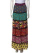 Alice + Olivia Printed Long Skirt