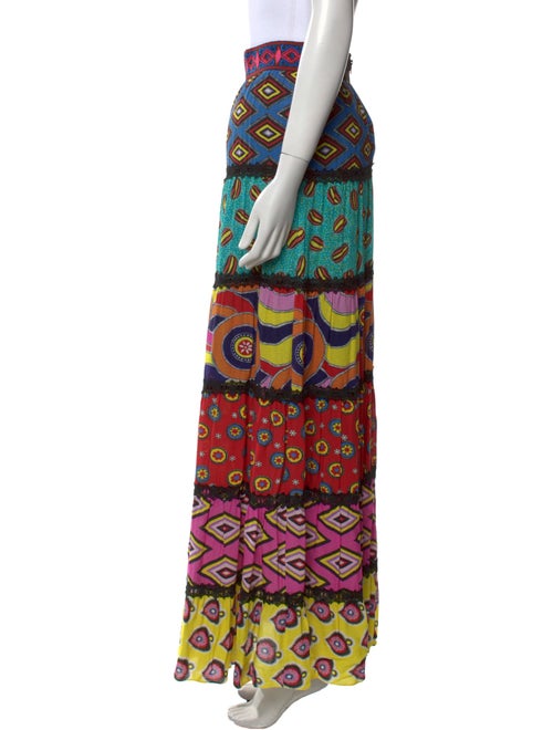 Alice + Olivia Printed Long Skirt