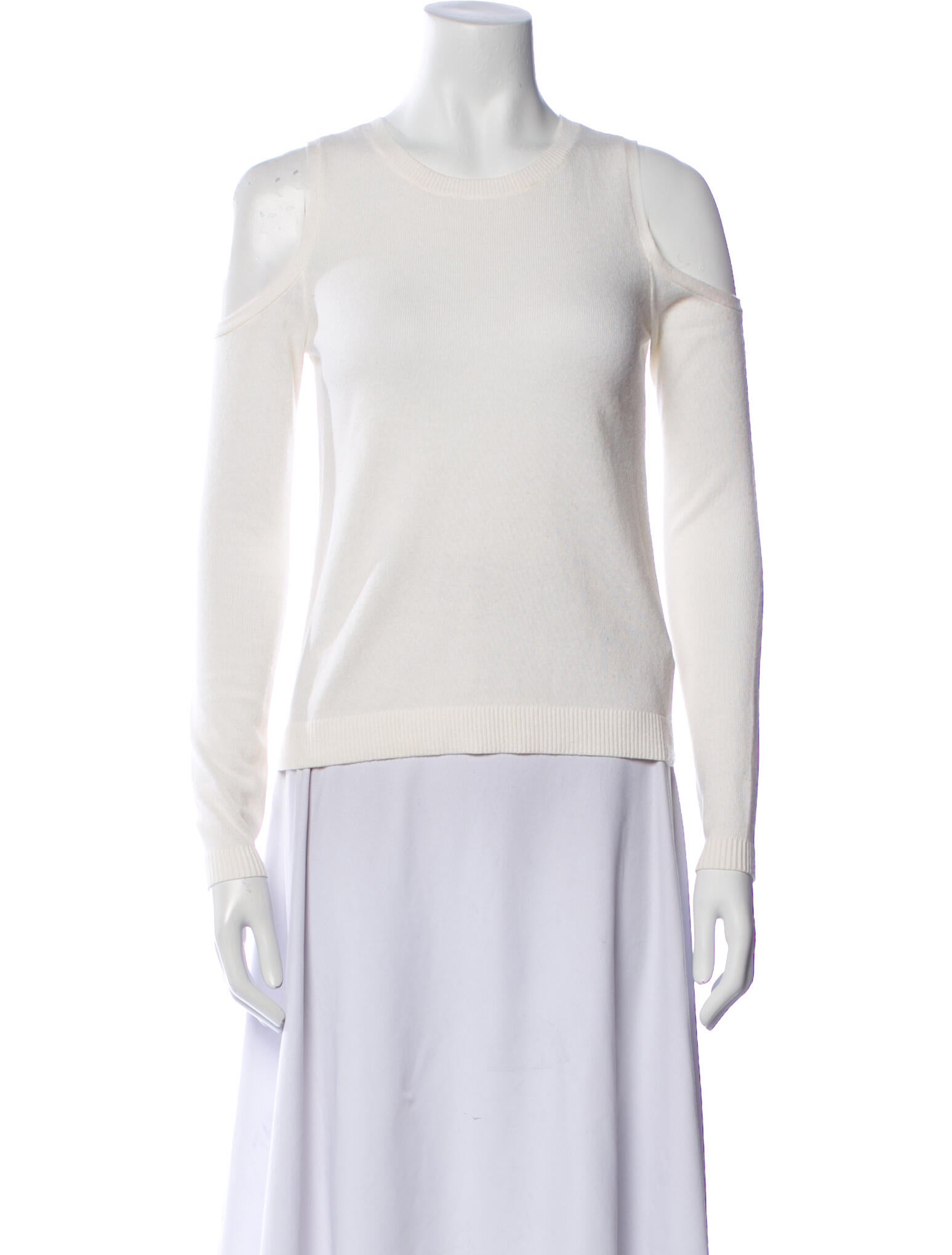 Alice + Olivia Crew Neck Long Sleeve Top