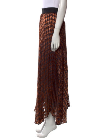 Alice + Olivia Animal Print Midi Length Skirt