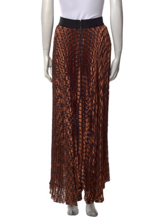 Alice + Olivia Animal Print Midi Length Skirt