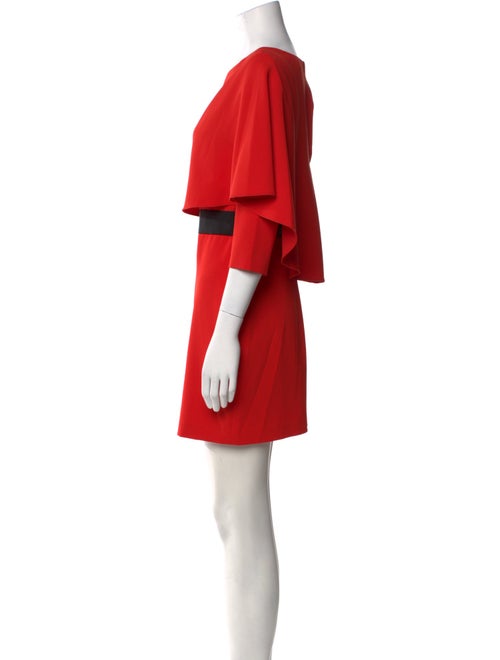 Alice + Olivia Bateau Neckline Mini Dress