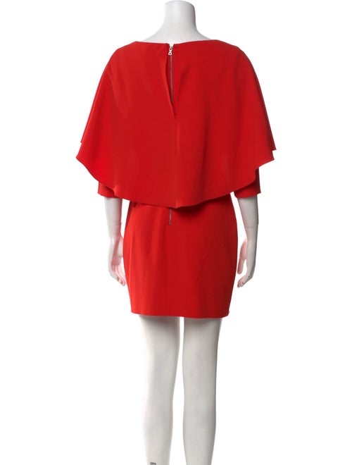 Alice + Olivia Bateau Neckline Mini Dress