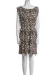 Alice + Olivia Animal Print Mini Dress