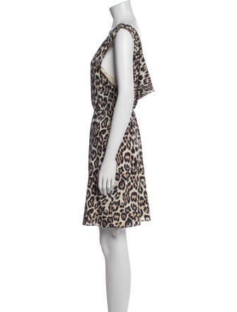 Alice + Olivia Animal Print Mini Dress