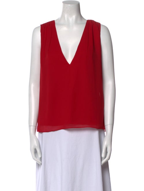 Alice + Olivia V-Neck Sleeveless Blouse