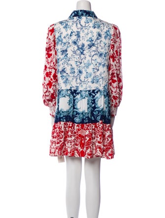 Alice + Olivia Floral Print Mini Dress