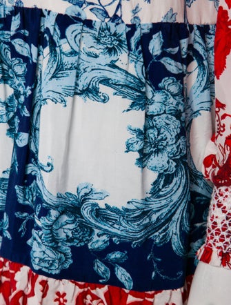 Alice + Olivia Floral Print Mini Dress