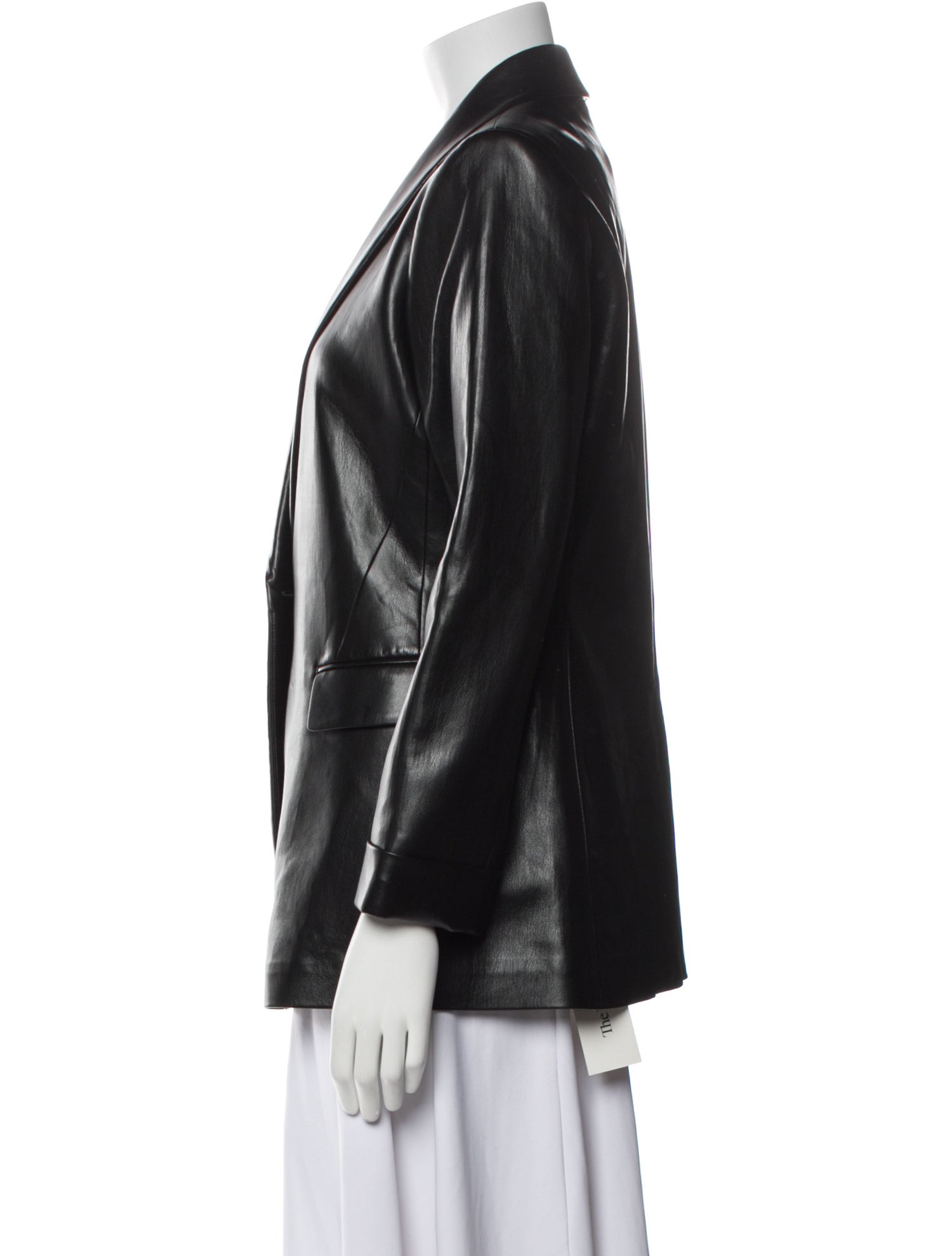 Alice + Olivia Faux Leather Blazer w/ Tags