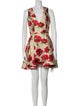 Alice + Olivia Floral Print Mini Dress