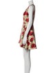 Alice + Olivia Floral Print Mini Dress