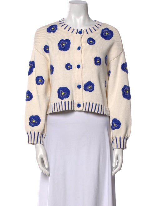 Alice + Olivia Wool Printed Sweater