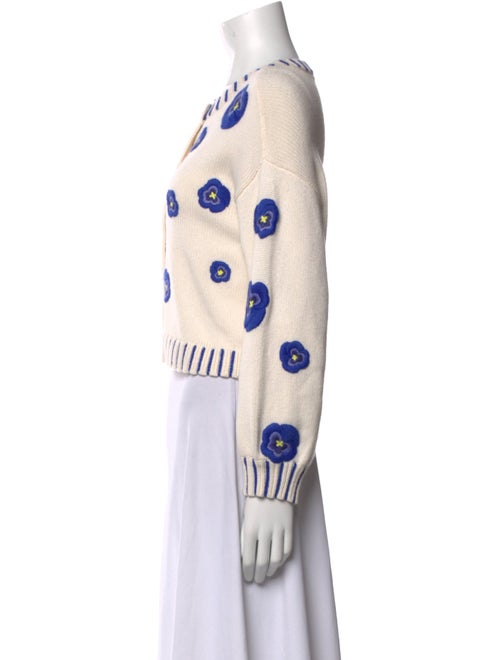 Alice + Olivia Wool Printed Sweater