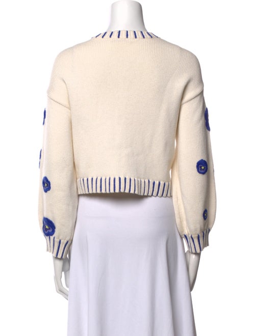 Alice + Olivia Wool Printed Sweater