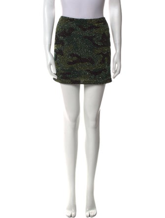Alice + Olivia Printed Mini Skirt