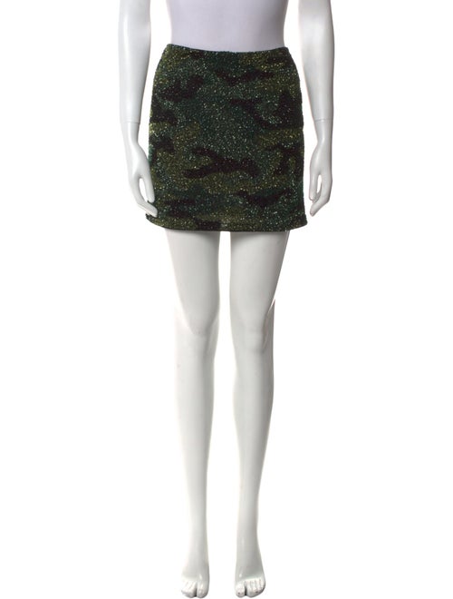 Alice + Olivia Printed Mini Skirt