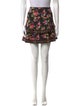 Alice + Olivia Floral Print Mini Skirt