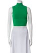 Alice + Olivia Turtleneck Sleeveless Crop Top