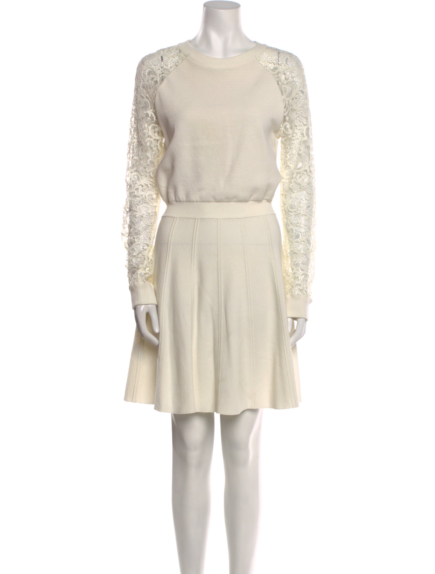 Alice + Olivia Crew Neck Mini Dress