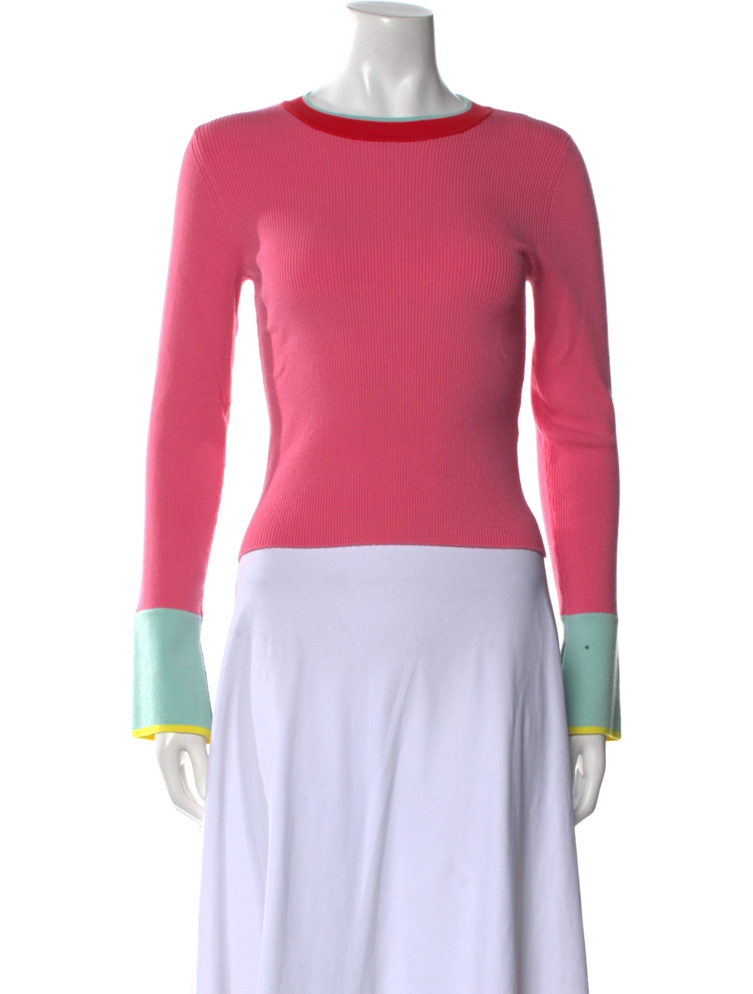 Alice + Olivia Wool Crew Neck Sweater