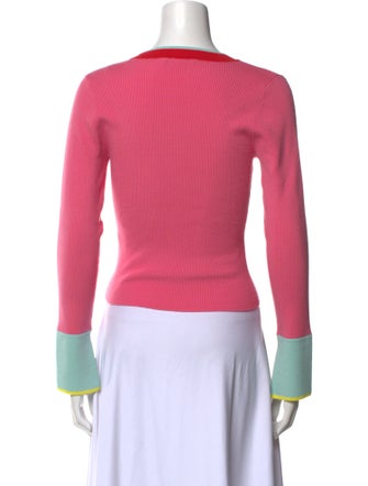 Alice + Olivia Wool Crew Neck Sweater