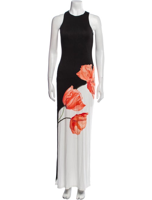 Alice + Olivia Printed Long Dress