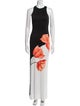 Alice + Olivia Printed Long Dress