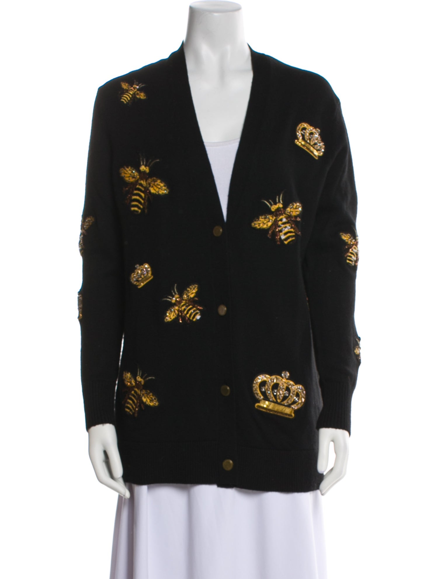 Alice + Olivia Wool Printed Sweater