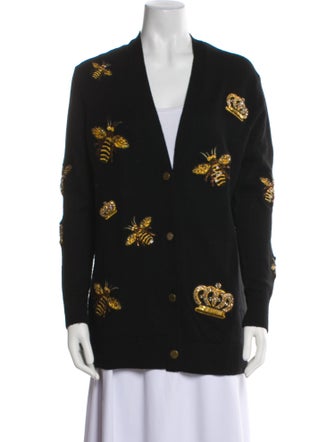 Alice + Olivia Wool Printed Sweater