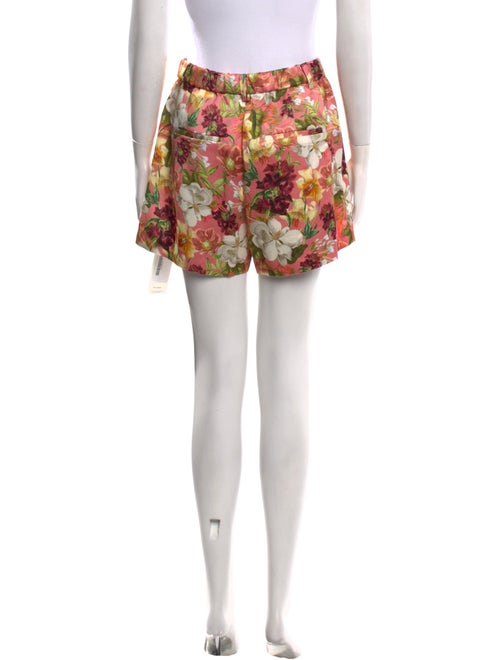 Alice + Olivia Floral Print Mini Shorts